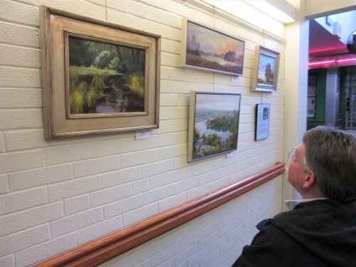 Homeland's art Gallery featuring Julie Riker's pieces Julie Riker's paintings